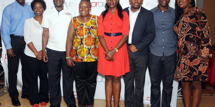 Mpanga and her newly elected executive.