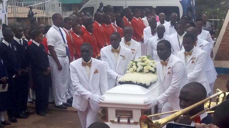 All-white funeral for St. Lawrenceâs Mukiibi - Matooke Republic