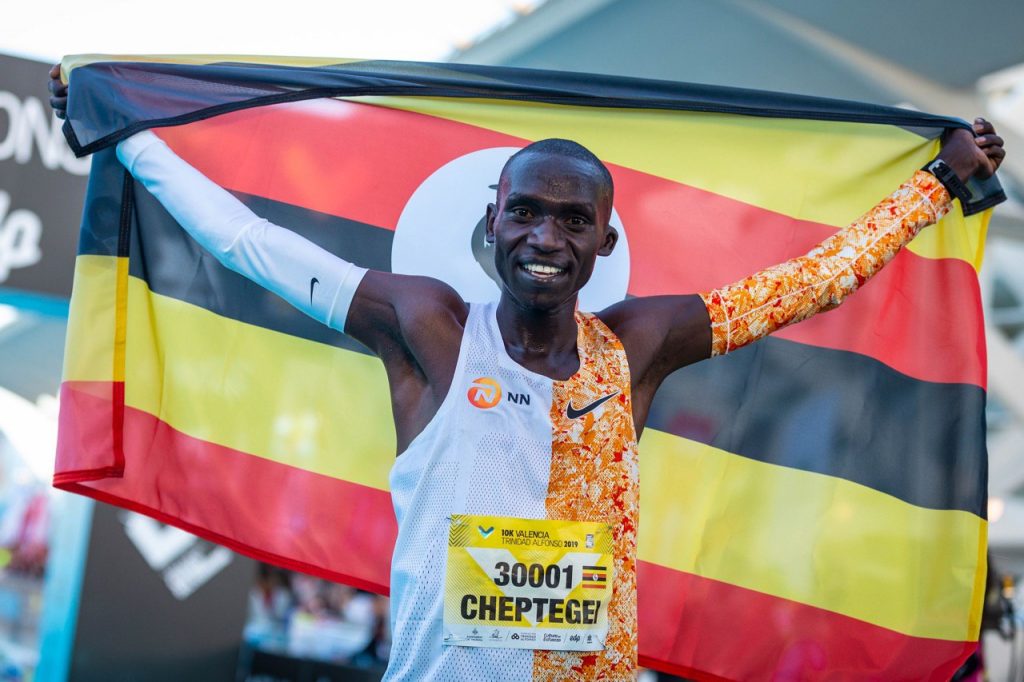 Joshua Cheptegei in Valencia