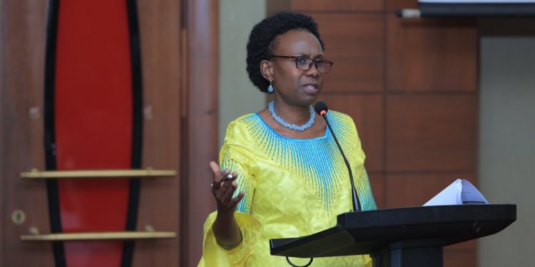 Minister of Health Dr Jane Ruth Aceng.