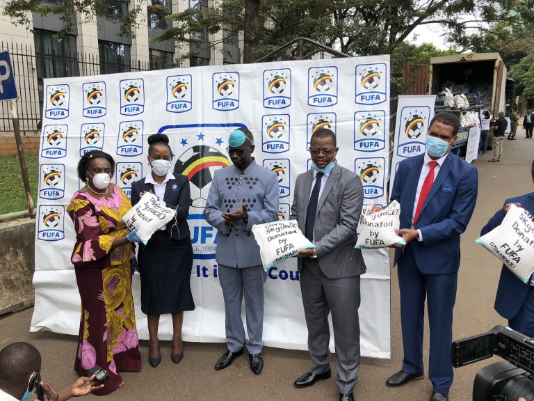 FUFA donates 12.5 tonnes of rice to football players, officials and