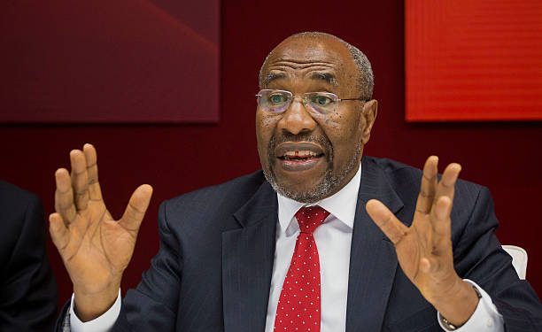 Ruhakana Rugunda, Uganda's prime minister, speaks during an interview in New York, U.S., on Thursday, July 23, 2015. Compared with China, whose investments have grown 40-fold in the past 12 years, the U.S. is seen as "lukewarm" in Africa, Rugunda said. Photographer: Michael Nagle/Bloomberg via Getty Images