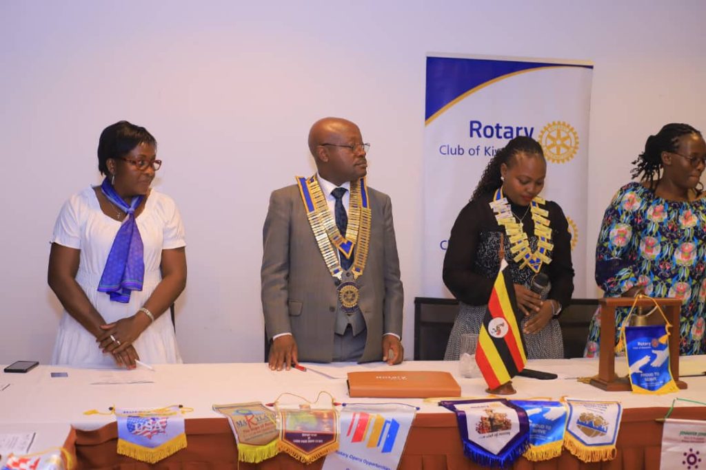 Rotary inducts Sudhir as Honorary Member Matooke Republic